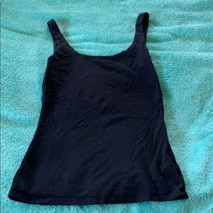 Black tank top